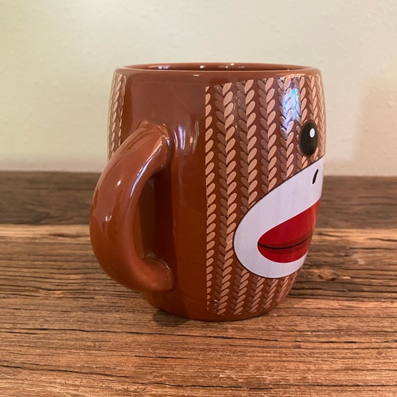 Sock Monkey Coffee Cup Mug
Double Handle - Picture 2 of 7